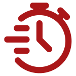 stopwatch for fast delivery times at Davconn